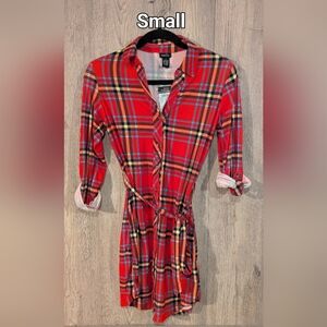Rue21 Red Plaid Dress